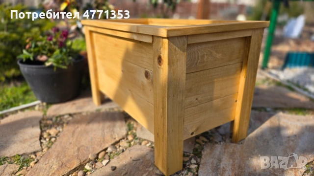 Дървени кашпи/саксии/плантери за двор, градина или тераса, снимка 2 - Саксии и кашпи - 53906294