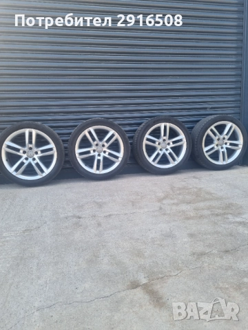 Оригинални Ауди джанти 18 с гуми дот 22, снимка 5 - Гуми и джанти - 51500693