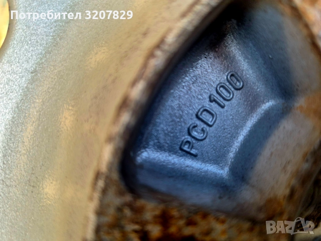 Комплект алуминиеви джанти 15 цола за Volkswagen/Фолксваген 4*100 ET45, снимка 7 - Гуми и джанти - 53857175