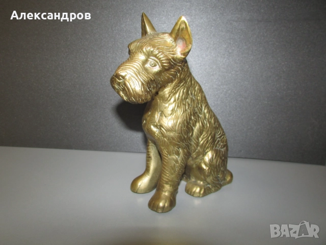 Бронзов Слон и бронзово куче, снимка 7 - Други ценни предмети - 52848651