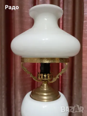 Комплект от две големи старинни красиви лампи - лампа, снимка 5 - Антикварни и старинни предмети - 50090392