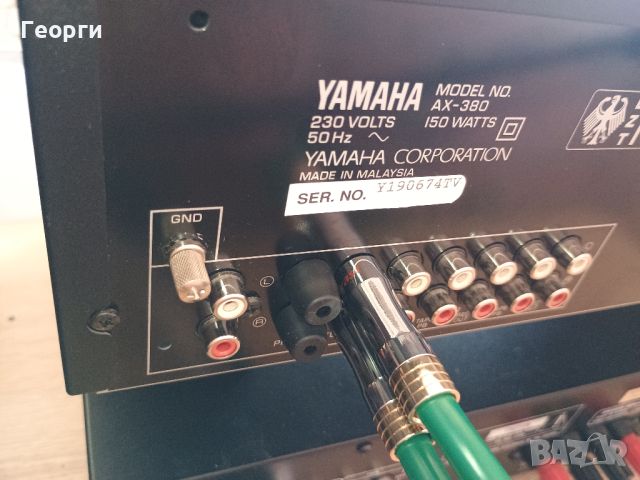 Yamaha AX-380 с ориг. дистанционно, снимка 3 - Ресийвъри, усилватели, смесителни пултове - 46344881