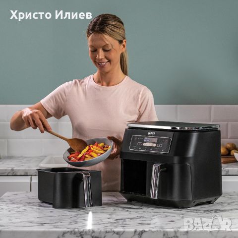 Фритюрник с горещ въздух Ninja AF300EU, 2470W, 7.6 л, 6 програми, снимка 5 - Фритюрници - 45857251