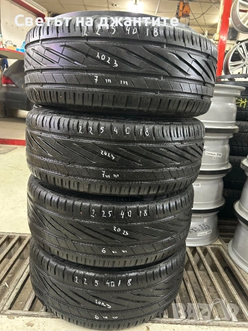Гуми 225/40/18 Uniroyal 4 броя летни