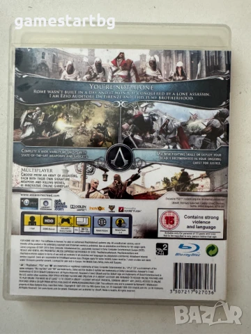 Assassin's Creed: Brotherhood за Playstation 3(PS3), снимка 2 - Игри за PlayStation - 49135586