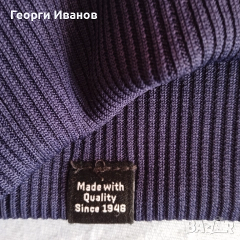 НОВА БЕЗ ЕТИКЕТ FRANCE PUMA Navy Blue Full Zip sweatshirt hoodie top горница топ суичър худи, снимка 7 - Спортни дрехи, екипи - 53595168