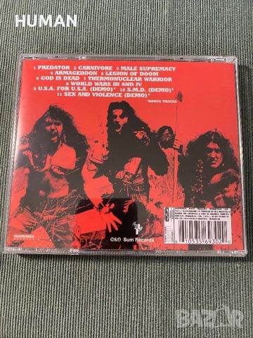 Carnivore,Sodom, снимка 5 - CD дискове - 45431453