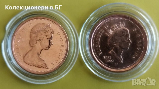 ДВЕ ВЪЗПОМЕНАТЕЛНИ МОНЕТИ ПО 1 ЦЕНТ ОТ КАНАДА /виж описанието/, снимка 2 - Нумизматика и бонистика - 53573316