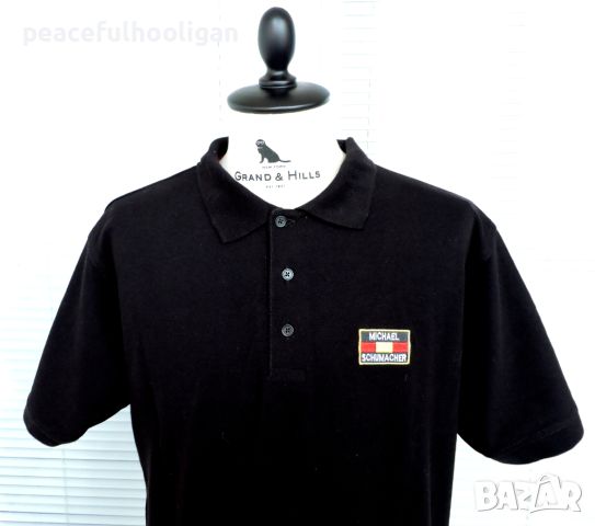 Vintage Michael Schumacher PoloT-Shirt Mens Size XL Formula 1, снимка 2 - Тениски - 45268566