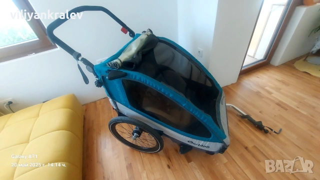 Ремарке за велосипед Queridoo, снимка 3 - Аксесоари за велосипеди - 53944451