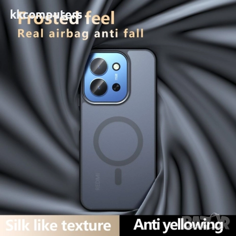 Xiaomi Redmi 15C 5G / 4G / Poco C85 4G – PC + TPU Удароустойчив Калъф и Протектор с MagSafe, снимка 11 - Калъфи, кейсове - 52072080