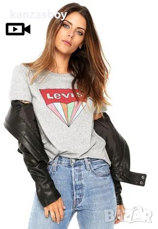 Levis - страхотна дамска тениска КАТО НОВА С, снимка 1 - Тениски - 46229093