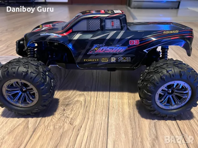 Hosim 1:10  безчеткова RC car  за възрастни и деца, 62+KMH високоскоростна Monster Truck, снимка 11 - Коли, камиони, мотори, писти - 49186375