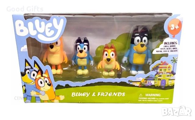 Комплект Фигурки Bluey Bingo, снимка 3 - Фигурки - 45478242