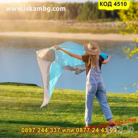 Постелка за плаж незадържаща пясък 200*140 см - КОД 4510, снимка 9 - Други стоки за дома - 50351835