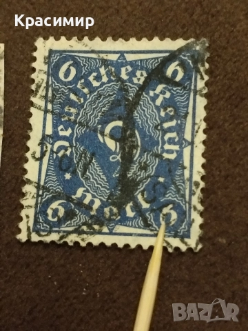 Без Перфорация Дойче Райх.1922 г., снимка 12 - Филателия - 52069227