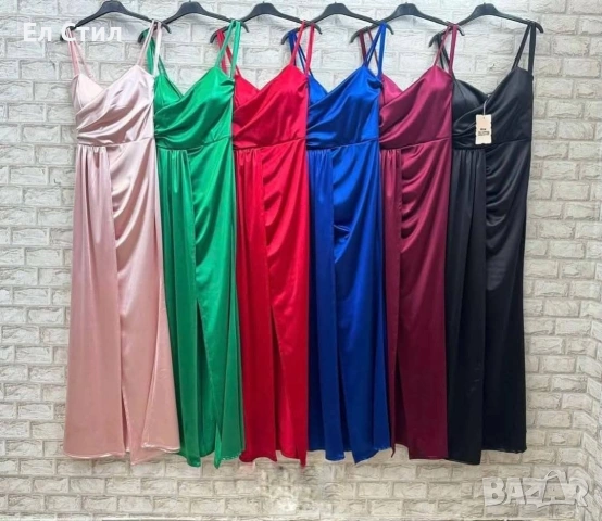 🌹Дамска рокля ,Сатен., снимка 2 - Рокли - 53962673