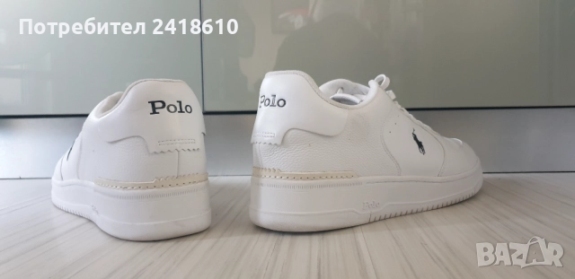 POLO Ralph Lauren Leather Mens Size 48/31 .5 см ОРИГИНАЛ! Мъжки кецове от естествена кожа!, снимка 11 - Кецове - 52424240