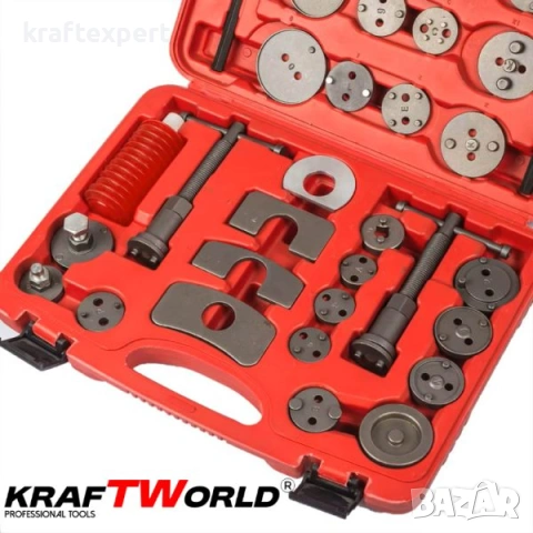 Комплект за спирачни цилиндри KraftWorld – 35 части за дискови спирачки, снимка 5 - Индустриална техника - 53745895