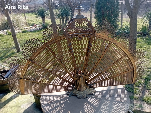 месингов параван за камина., снимка 7 - Антикварни и старинни предмети - 53711879