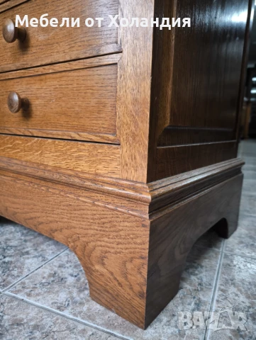 Тесен дъбов скрин, снимка 8 - Скринове - 50999467