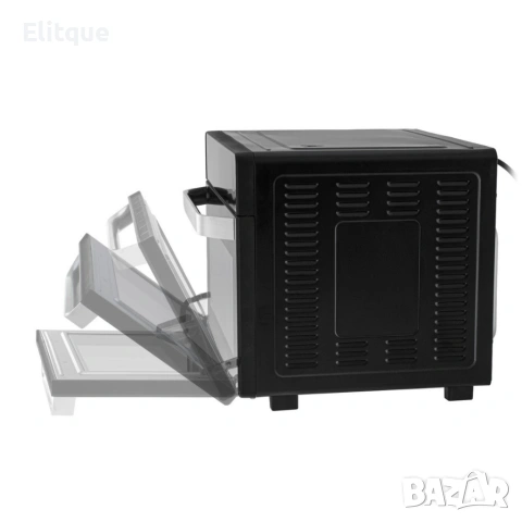 Многофункционален фритюрник с горещ въздух 30L - Мощна 2200W фурна с конвекция, 24 програми, снимка 4 - Друга електроника - 54269639