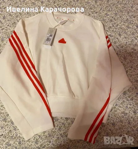 Нова дамска блуза Adidas, снимка 3 - Блузи с дълъг ръкав и пуловери - 47807456