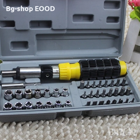 Пълен комплект отвертка с Гъвкаво рамо и аксесоари, 41в1, снимка 6 - Куфари с инструменти - 54089410