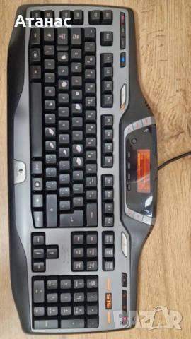 РЯДКА РЕТРО Геймърска клавиатура Logitech G15 | Y-UW92 | Син LCD