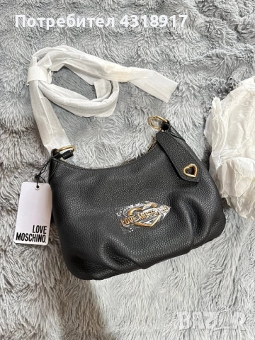 Нова оригинална чанта Love Moschino  , снимка 2 - Чанти - 52655849