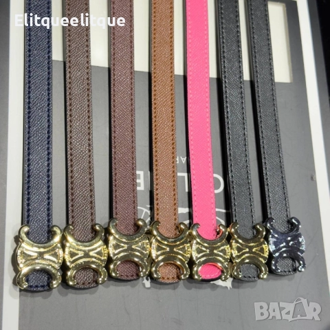 колани от естествена кожа в кутия celine, снимка 2 - Колани - 52415844