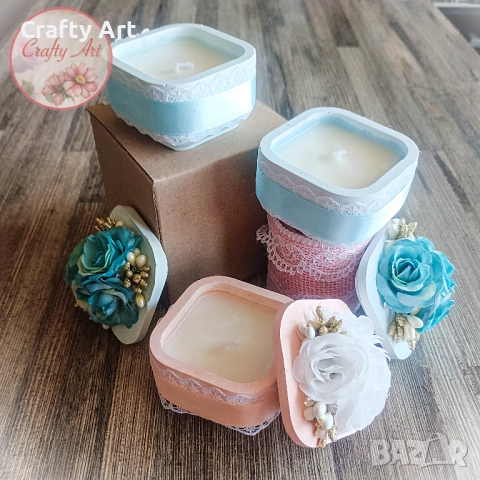 Ароматна соева свещ в керамика , снимка 7 - Декорация за дома - 51951302