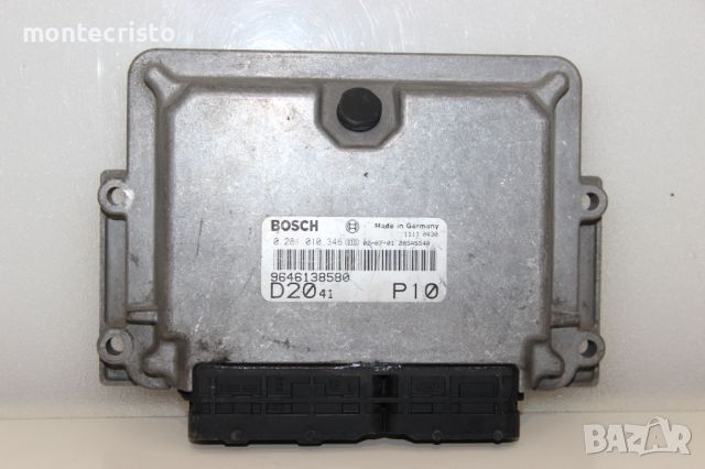 Моторен компютър ECU Fiat Ducato (2002-2006г.) 0 281 010 346 / 0281010346 / 9646138580, снимка 1 - Части - 46258794