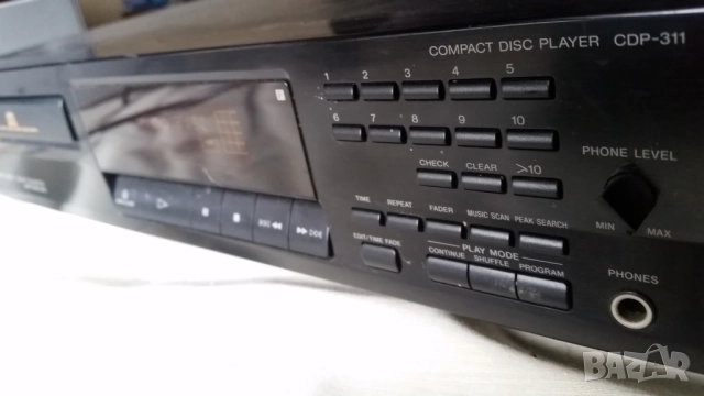 SONY CDP-311 COMPACT DISC PLAYER, снимка 6 - Аудиосистеми - 49989486