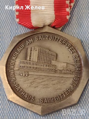 Стар медал SALZGITTER 1971г. перфектно състояние за КОЛЕКЦИЯ ДЕКОРАЦИЯ 42315, снимка 3 - Антикварни и старинни предмети - 46670331