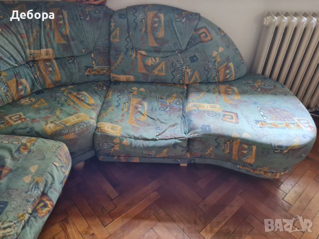 Ъглов диван от 3 части, снимка 2 - Дивани и мека мебел - 46272486