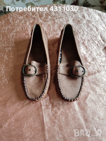 Кожени мокасини Есприт 40 номер, снимка 2 - Дамски ежедневни обувки - 53383504