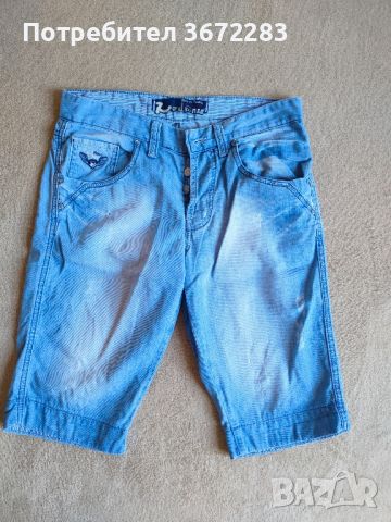 Мъжки къси дънки / дънкови панталони, снимка 1 - Къси панталони - 45925723