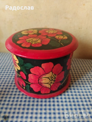 стара руска дървена кутия , снимка 2 - Декорация за дома - 53289337