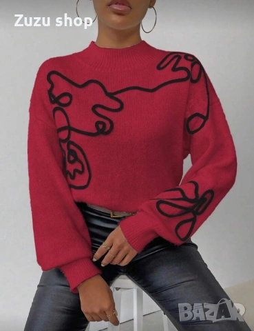 Дамска блуза с дълъг ръкав, снимка 5 - Блузи с дълъг ръкав и пуловери - 53158621