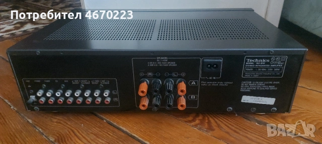 Усилвател Tehnics модел SU 810, снимка 2 - Ресийвъри, усилватели, смесителни пултове - 53745154