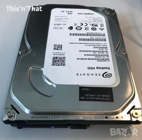 Перфектен Хард диск Seagate 1TB ST1000DM003 HDD, снимка 2 - Твърди дискове - 46443456