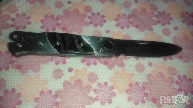 сгъваем нож от неръждаема стомана, снимка 2 - Ножове - 45438629