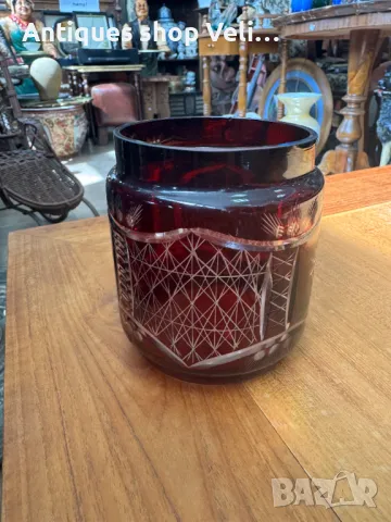 Кристална захарница Bohemia №6659 , снимка 6 - Антикварни и старинни предмети - 49643955
