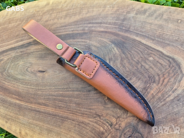 Малък ловен нож R.W.LOVELESS Marble с кожена кания,LN421, снимка 8 - Ножове - 51579812