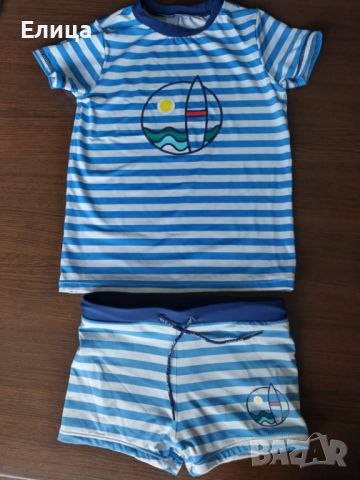 Детски комплект за плуване Okaidi - размер 116, снимка 1 - Детско бельо и бански  - 45667800
