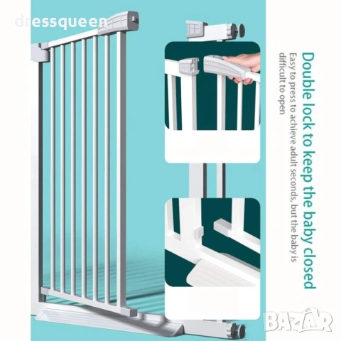 4505 Универсална преграда за врати и стълби с механизъм за самозатваряне, снимка 4 - Други стоки за дома - 53877413