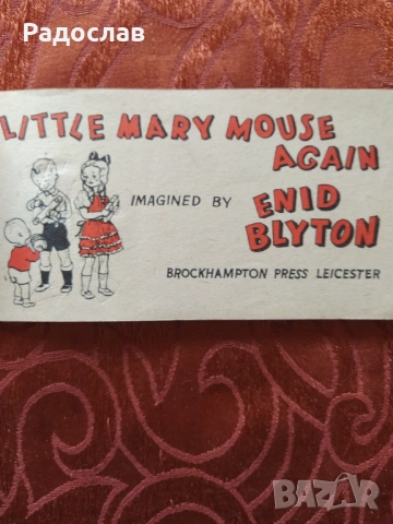 стара детска книжка Little Mary Mouse, снимка 3 - Детски книжки - 54179452