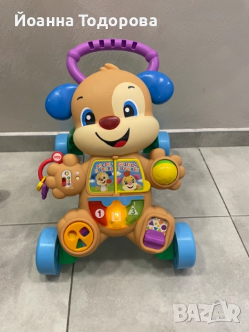 Детска проходилка Fisher Price Laugh & Learn - Кученце, снимка 3 - Проходилки - 52666379