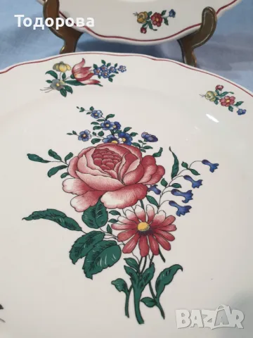 Порцеланови чинии-Villeroy & Boch Mettlach Alsace, снимка 3 - Чинии - 47008582